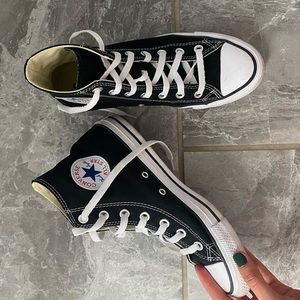 Black Hightop Converse